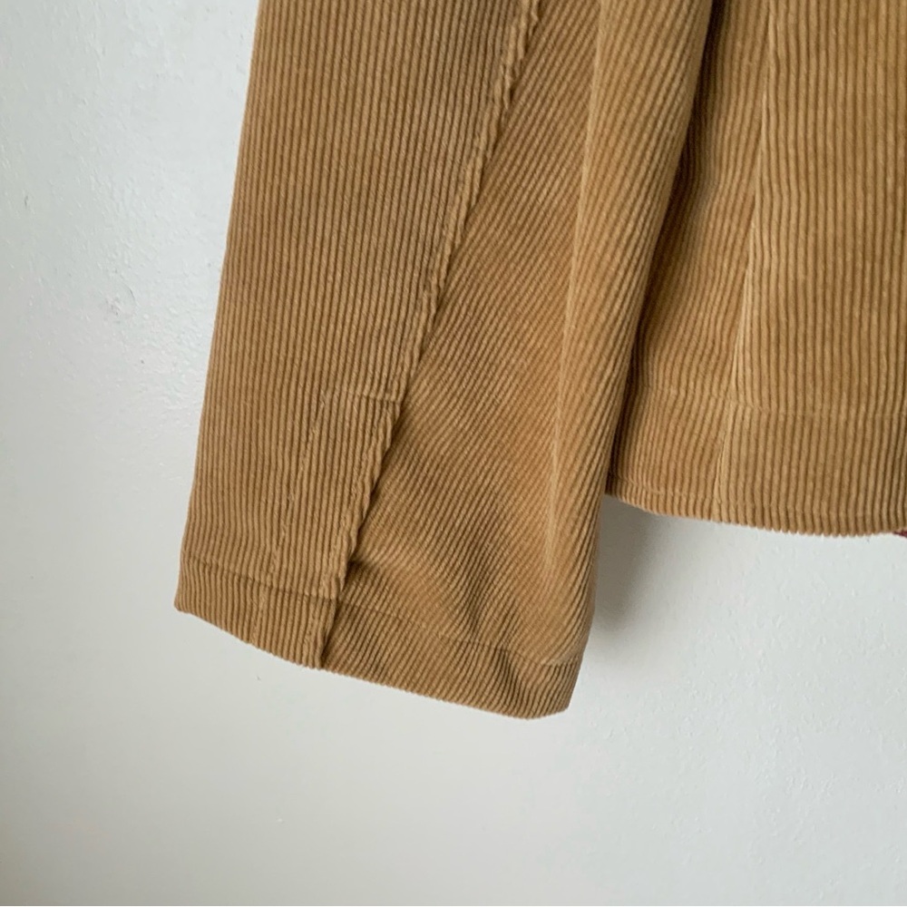 REQUIREMENTS Corduroy Blazer Camel Tan XL - Picture 6 of 9